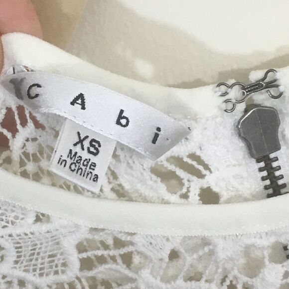 CAbi Needle Lace Shell, size XS - Picture 5 of 7